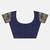 Kimisha Women's Navy Blue Silk Woven Design Saree With Unstitched Blouse
