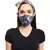 Navy Jannat Olive Wild Print Reversible  Ply Mask With Pouch Hairb