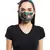 Brown Abutilon White Abutilon Print Pleated  Ply Mask With Pouch Hairb