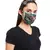 Brown Abutilon White Abutilon Print Pleated  Ply Mask With Pouch Hairb