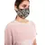 Black Dupion Silk Dash Embroidered Mask