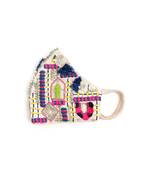 Payal Singhal Stone Dupion Silk Istanbul Embroidered Mask