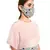 Pale Blue Crepe Gota Oggee Embroidered Mask