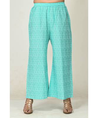 plain light-white cotton  Kurti    Palazzo Pant 4