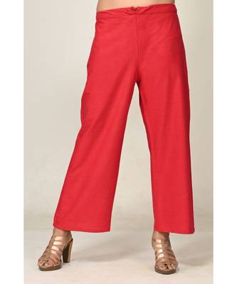 block print red cotton  Kurti    Palazzo Pant    Dupatta 5