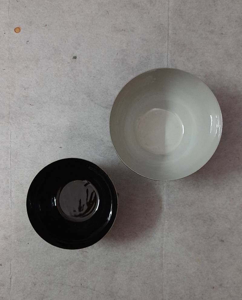 Color Palatte Black and Grey Bowl Set