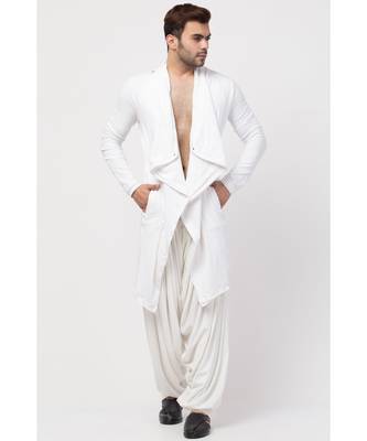 Sultan Akmal Shrug cum T Kurta with patiala salwar 8
