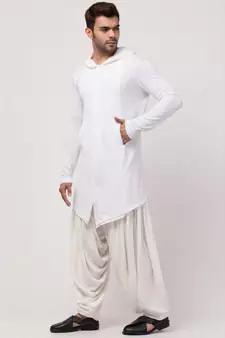 ShaAli Hoody cum T Kurta with patiala salwar