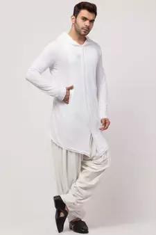 ShaAli Hoody cum T Kurta with patiala salwar