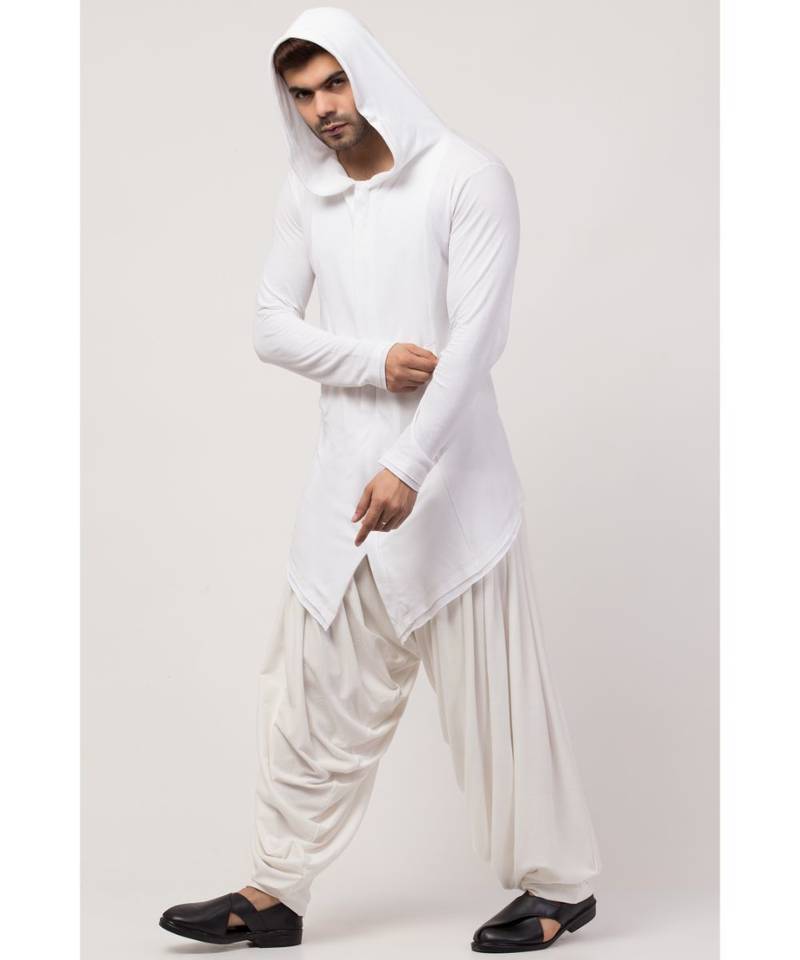 ShaAli Hoody cum T Kurta with patiala salwar