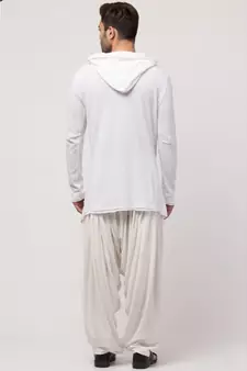 ShaAli Hoody cum T Kurta with patiala salwar