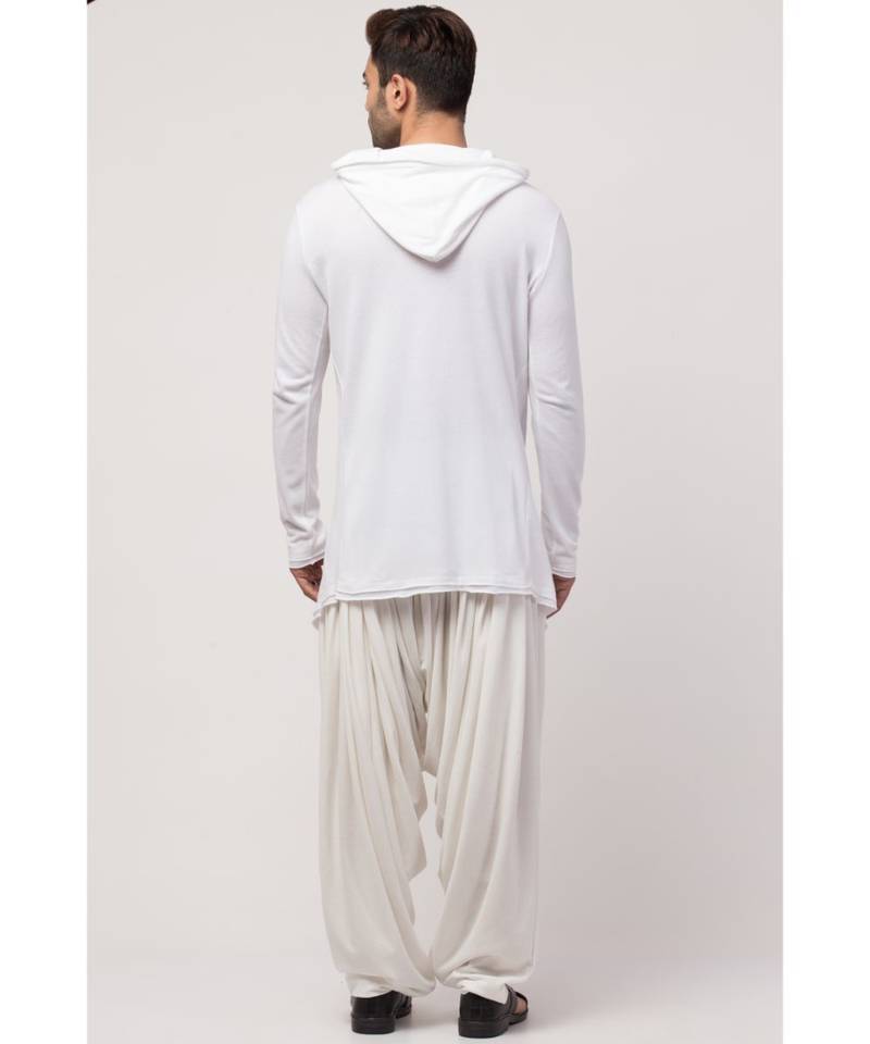 ShaAli Hoody cum T Kurta with patiala salwar