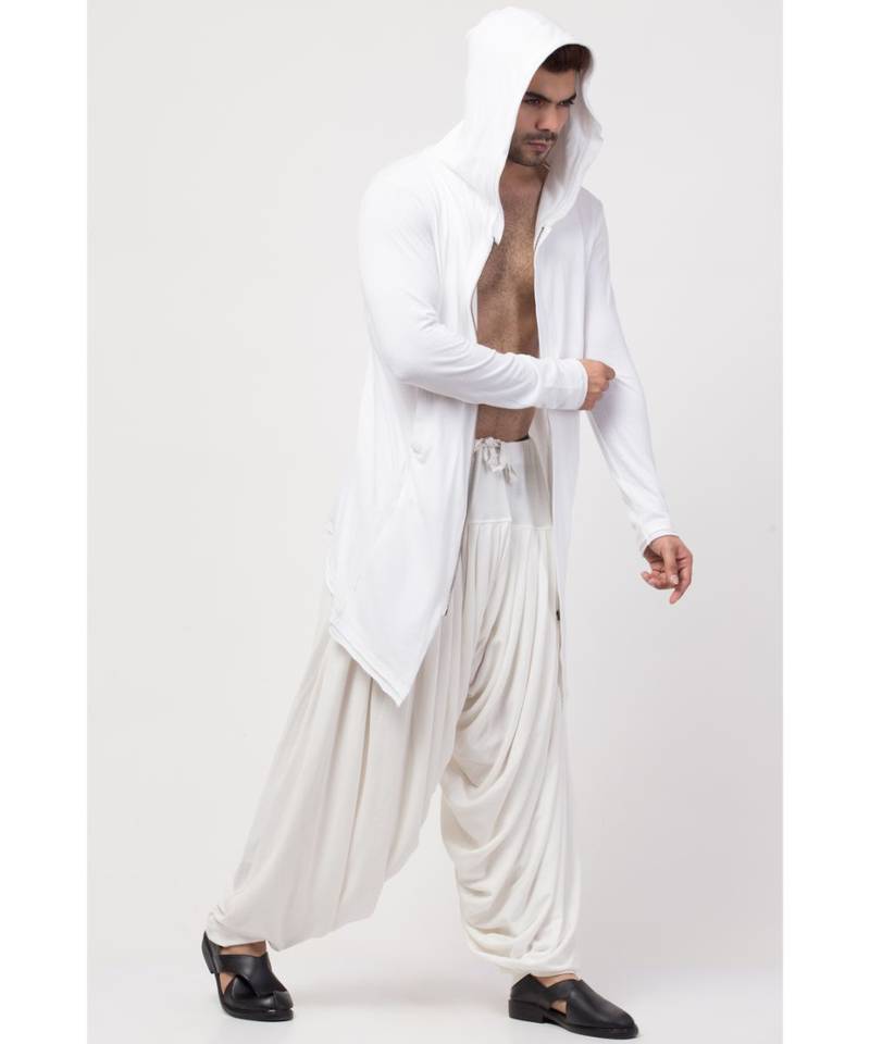 ShaAli Hoody cum T Kurta with patiala salwar