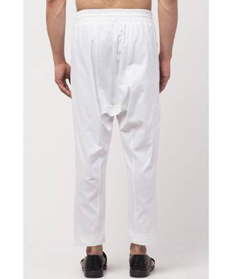 two side and one  patch pocket elasticated waist Harem Pant 3