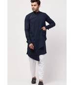 front and side slit extra panel Designer Kurta with Harem Pant