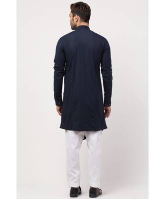 front and side slit extra panel Designer Kurta with Harem Pant 6