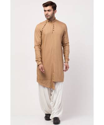 front and side slit  Designer Kurta with Patiala Salwar 1