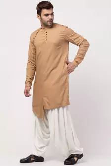 front and side slit  Designer Kurta with Patiala Salwar