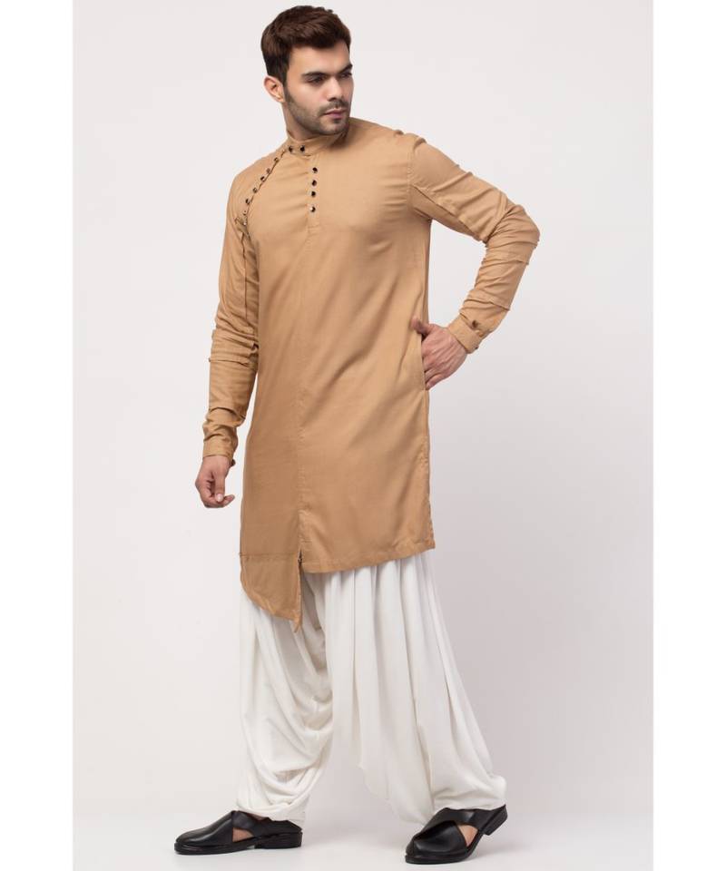 front and side slit  Designer Kurta with Patiala Salwar