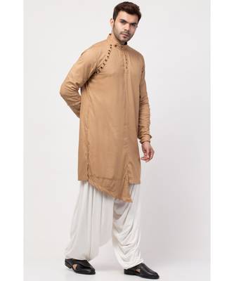 front and side slit  Designer Kurta with Patiala Salwar 3