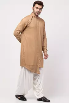front and side slit  Designer Kurta with Patiala Salwar