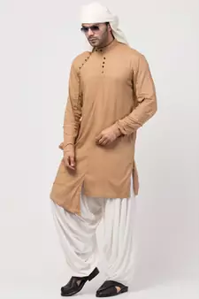 front and side slit  Designer Kurta with Patiala Salwar