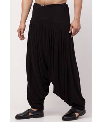 Janebeaala full front and back pleated Patiala Salwar Style Harem Pant 2