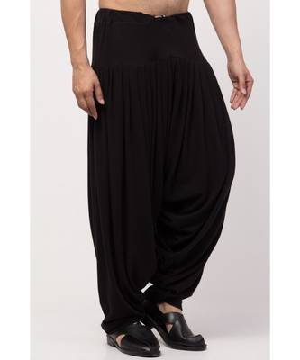 Janebeaala full front and back pleated Patiala Salwar Style Harem Pant 3