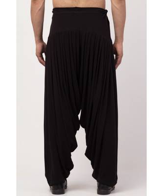 Janebeaala full front and back pleated Patiala Salwar Style Harem Pant 4