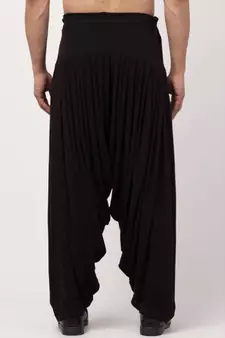 Janebeaala full front and back pleated Patiala Salwar Style Harem Pant
