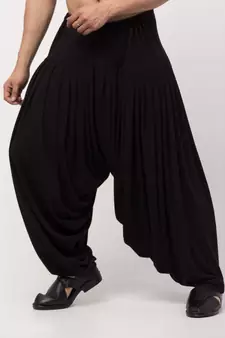 Janebeaala full front and back pleated Patiala Salwar Style Harem Pant