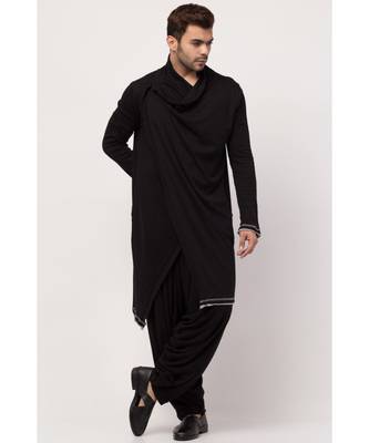 Sultan Akmal Shrug cum T Kurta with patiala salwar 1