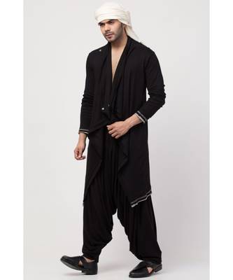Sultan Akmal Shrug cum T Kurta with patiala salwar 6