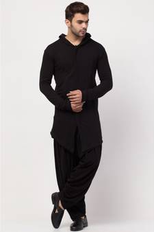 Sha Ali Hoody cum T Kurta with patiala salwar