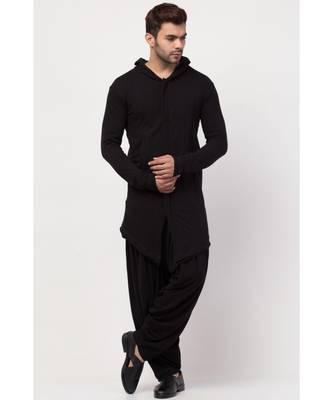 Sha Ali Hoody cum T Kurta with patiala salwar 1