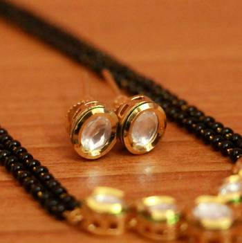 White mangalsutra 1