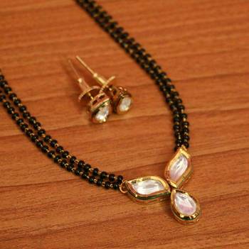 White mangalsutra 1