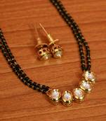 White mangalsutra