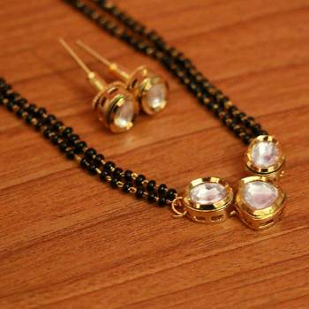 White mangalsutra 1