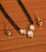 White mangalsutra