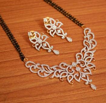 White mangalsutra 1