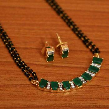 Green mangalsutra 1