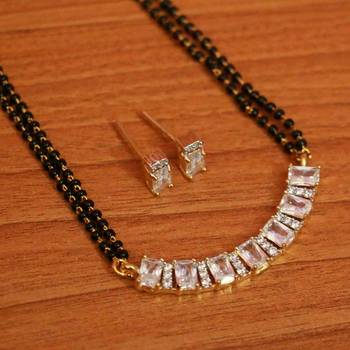 White mangalsutra 1