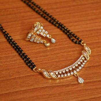 White mangalsutra 1
