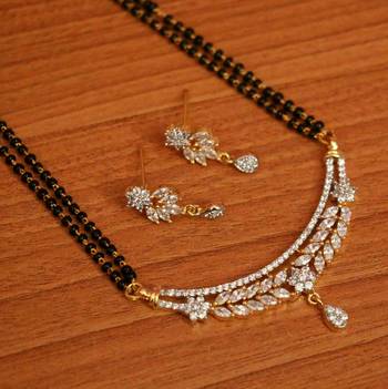 White mangalsutra 1