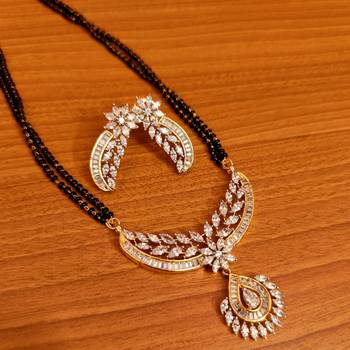 White mangalsutra 1