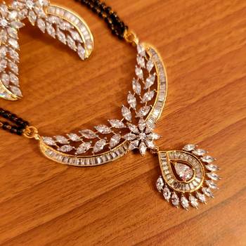 White mangalsutra 3
