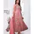 Dark Peach Embroidered Net Anarkali Salwar Suit