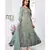 Grey embroidered net Anarkali Suit