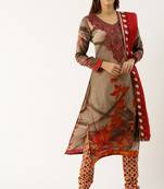 Green printed cotton salwar